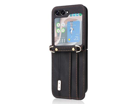 Funda con Cordón para Samsung Galaxy Z Flip 5 5G Negro