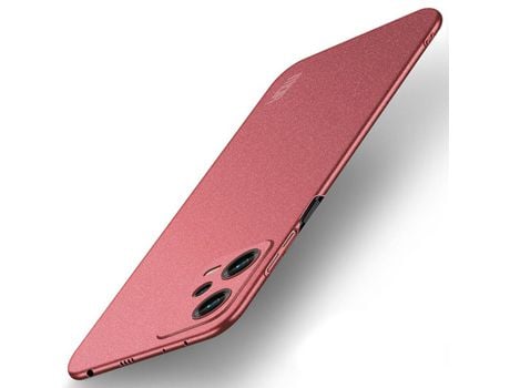 Funda para Xiaomi Redmi Note 12 Pro 5G Note 12 5G MOFI Piel Sintética Rojo
