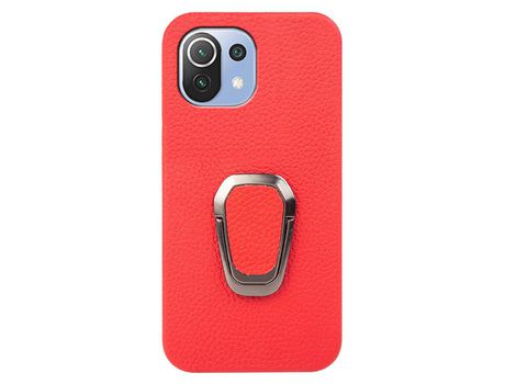 Funda para Xiaomi Redmi Note 11 Pro+, Redmi Note 11 Pro 4G Piel Sintética Rojo