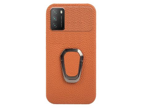 Funda para Xiaomi Poco M3, Redmi 9T, Poco 9T 9 Note 9 4G Piel Sintética Marrón