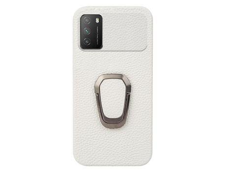 Funda para Xiaomi Poco M3, Redmi 9T, Poco 9T 9 Note 9 4G Piel Sintética Blanco