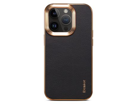 Funda para iPhone 13 Pro DENIOR Piel Sintética Negro
