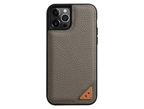 Funda para iPhone 13 Pro Max MELKCO Piel Sintética Gris