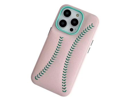 Funda para iPhone 13 Pro Max Piel Sintética Rosa