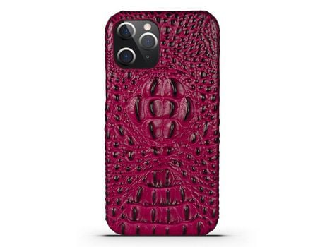Funda para iPhone 12 Piel Sintética Rojo
