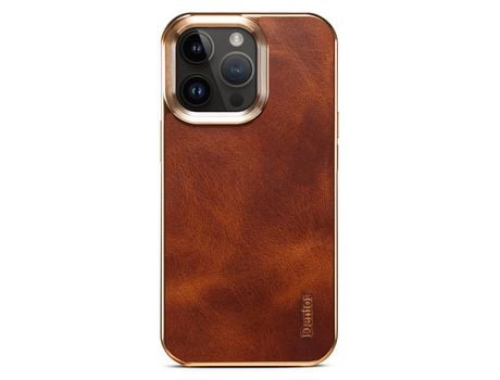 Funda para iPhone 13 Pro DENIOR Piel Sintética Marrón