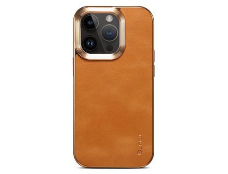 Funda para iPhone 12 Pro Max DENIOR Piel Sintética Naranja