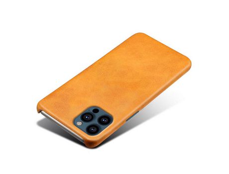 Funda para iPhone 13 Pro Max KSQ Piel Sintética Naranja