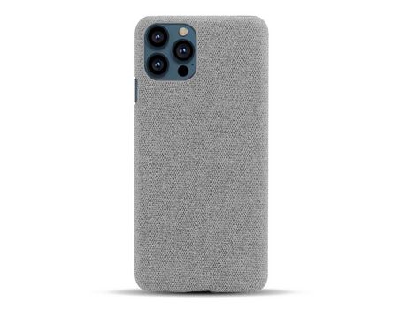 Funda para iPhone 13 Pro Max KSQ Piel Sintética Gris