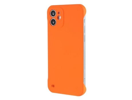 Funda para iPhone 12 Mini/12 Piel Sintética Naranja