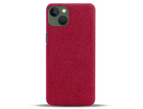 Funda para iPhone 14 Plus Piel Sintética Rojo