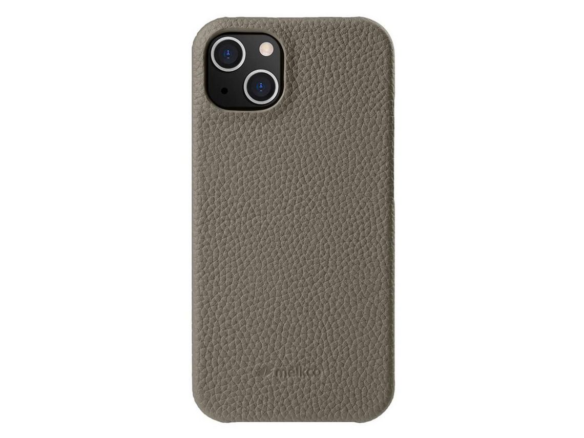 Funda para iPhone 15 Plus MELKCO Piel Sintética Gris