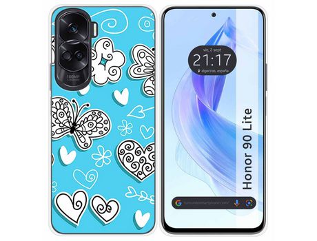 Funda para Honor Lite 5, Honor 90 Lite, Honor 90 TUMUNDOSMARTPHONE Silicona Multicolor