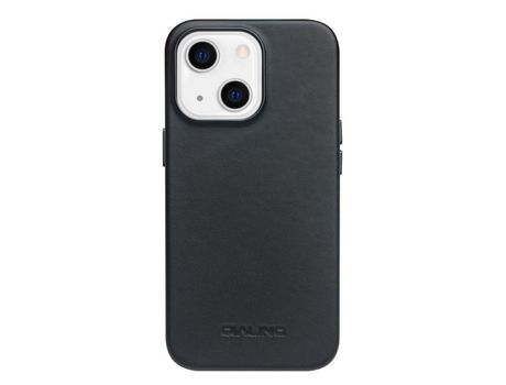 Funda para iPhone 13 Mini/13 QIALINO Piel Sintética Negro