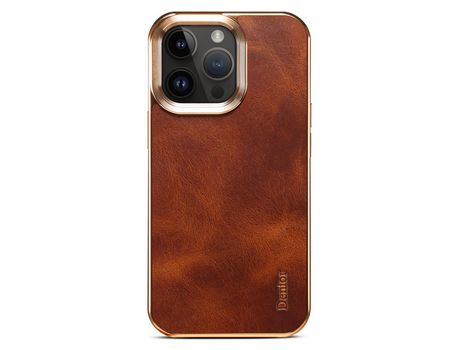 Funda para iPhone 12 Pro Max DENIOR Piel Sintética Marrón