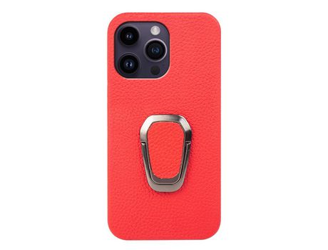 Funda para iPhone 14 Pro Max Piel Sintética Rojo