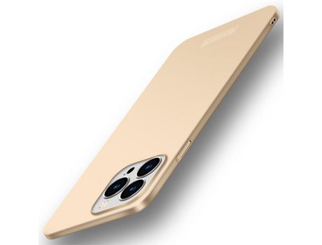 Funda para iPhone 13 Pro Max PINWUYO Piel Sintética Dorado