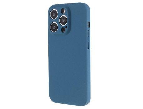 Funda para iPhone 13 Pro Max Piel Sintética Azul