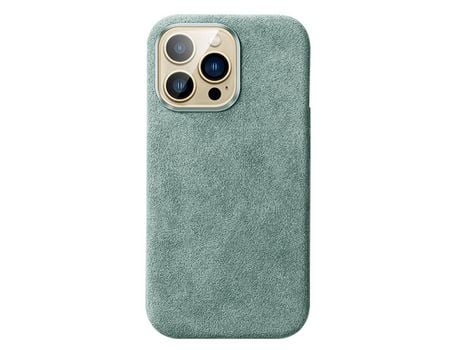 Funda para iPhone 13 Pro Max Piel Sintética Verde