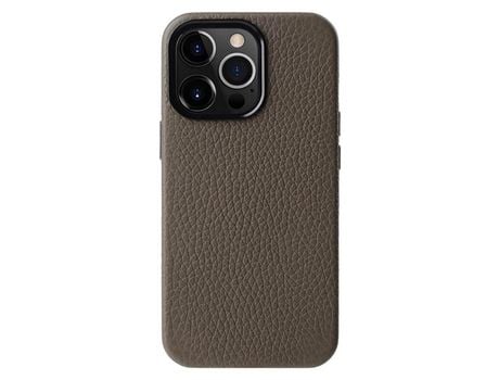 Funda para iPhone 13 Pro MELKCO Piel Sintética Gris