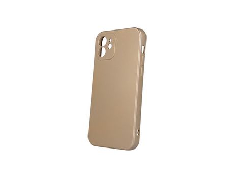 Funda para iPhone 12 Piel Sintética Dorado