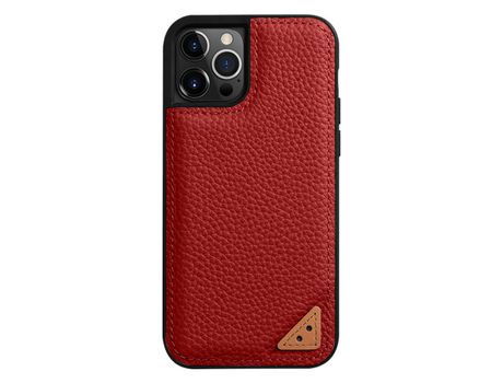 Funda para iPhone 13 Pro Max MELKCO Piel Sintética Rojo