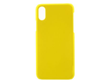 Funda para iPhone X Piel Sintética Amarillo