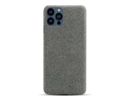 Funda para iPhone 13 Pro Max KSQ Piel Sintética Gris
