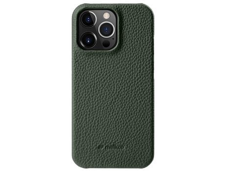Funda para iPhone 13 Pro Max Piel Sintética Verde