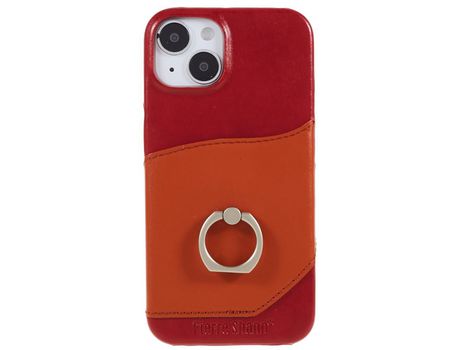 Funda para iPhone 14 Plus FIERRE SHANN Piel Sintética Rojo