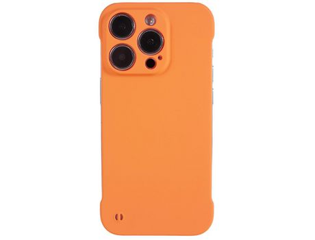 Funda para iPhone 13 Pro Piel Sintética Naranja