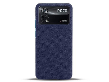 Funda para Xiaomi Poco X4 Pro 5G, Poco X4 Pro Piel Sintética Azul