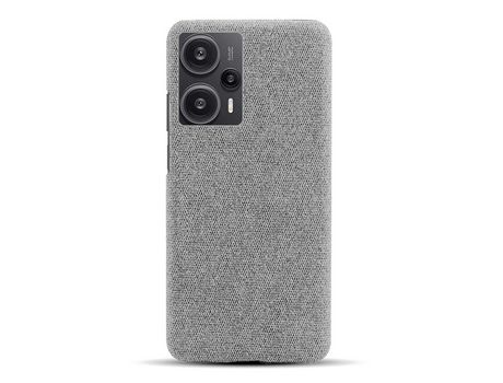 Funda para Xiaomi Redmi Note 12 F5 5G Piel Sintética Gris