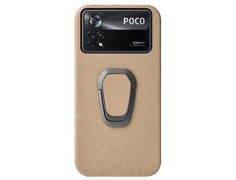 Funda para Xiaomi Poco X4 Pro 5G, Poco X4 Pro Piel Sintética Marrón