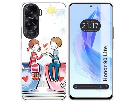Funda para Honor Lite 5, Honor 90 Lite, Honor 90 TUMUNDOSMARTPHONE Silicona Multicolor