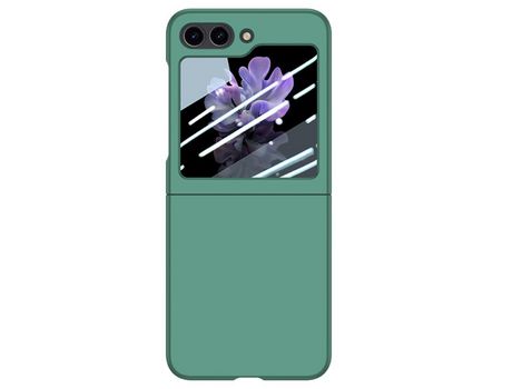 Funda para Samsung Galaxy Z Flip 5 5G Piel Sintética Verde