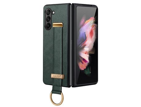 Funda para Samsung Galaxy Z Fold 5 5G SULADA Piel Sintética Verde