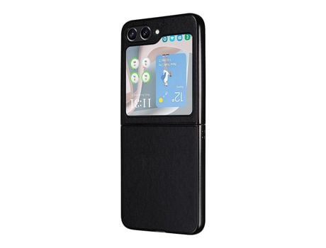 Funda para Samsung Galaxy Z Flip 5 5G Piel Sintética Negro