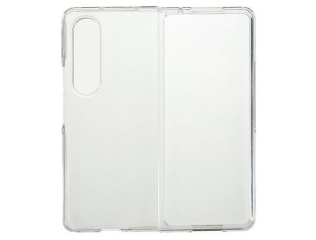 Funda para Samsung Galaxy Z Fold 4 5G Piel Sintética Transparente