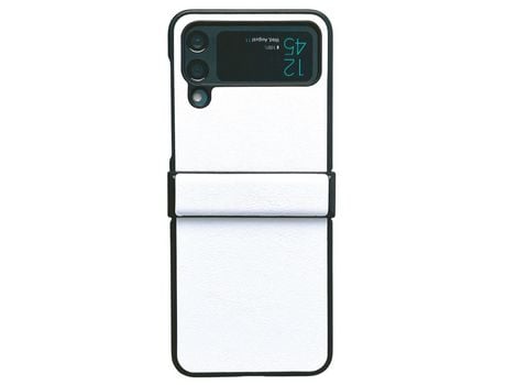 Funda para Samsung Galaxy Z Flip 4 5G Piel Sintética Blanco