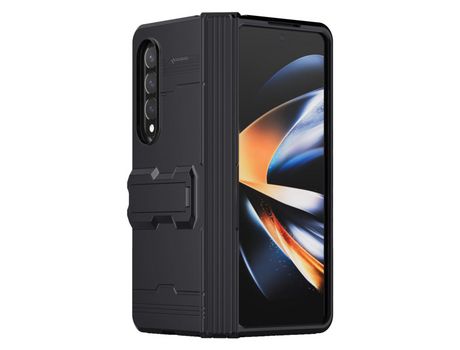 Funda para Samsung Galaxy Z Fold 4 5G Piel Sintética Negro