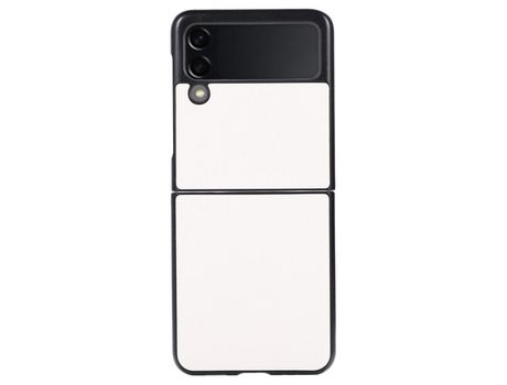 Funda para Samsung Galaxy Z Flip 3 5G Piel Sintética Blanco