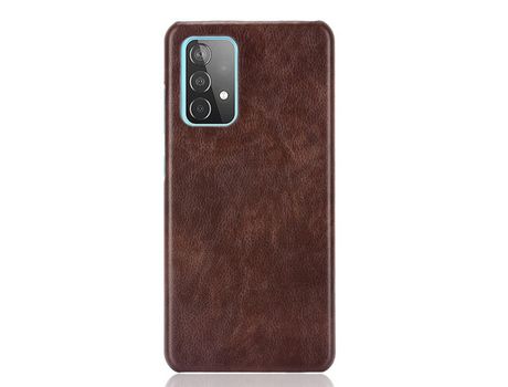 Funda para Samsung Galaxy A52/A52 5G Piel Sintética Marrón