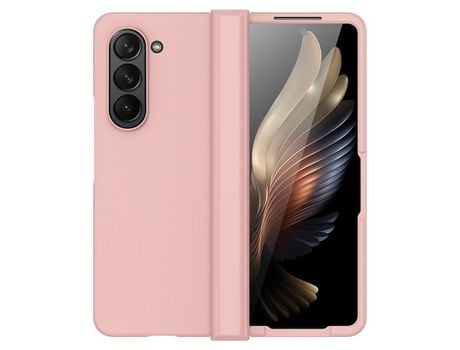 Funda para Samsung Galaxy Z Fold 5 5G Piel Sintética Rosa