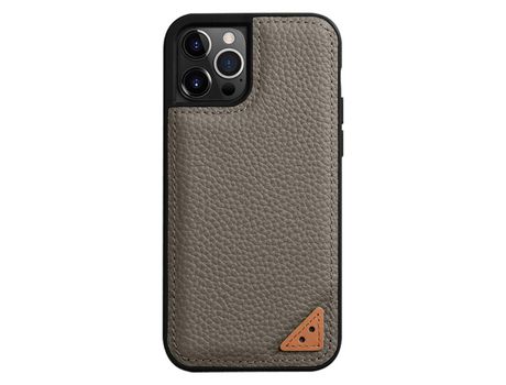 Funda para iPhone 13 Pro MELKCO Piel Sintética Gris