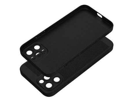 Funda para iPhone 12/12 Pro Piel Sintética Negro