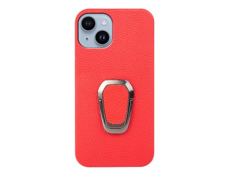 Funda para iPhone 14 Piel Sintética Rojo