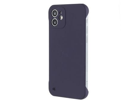 Funda para iPhone 12 Piel Sintética Morado