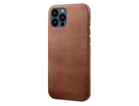 Funda para iPhone 13 Pro KSQ Piel Sintética Marrón