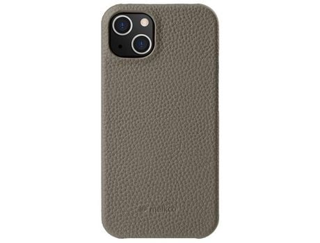 Funda para iPhone 13 Piel Sintética Gris